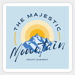 Mount Everest Majestic Sticker